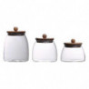 3pcs Kitchen Food Storage Moisture-proof Storage Jars