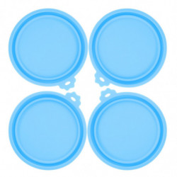 4pcs Pet Food Can Covers Fresh-keeping Covers Silicone Can Lids Dog Food Can Covers 4pcs Pet Food Can Covers Fresh-keeping Covers Silicone Can Lids Dog Food Can Covers