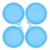 4pcs Pet Food Can Covers Fresh-keeping Covers Silicone Can Lids Dog Food Can Covers