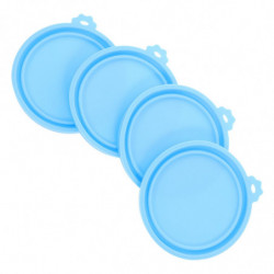 4pcs Pet Food Can Covers Fresh-keeping Covers Silicone Can Lids Dog Food Can Covers 4pcs Pet Food Can Covers Fresh-keeping Covers Silicone Can Lids Dog Food Can Covers