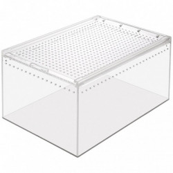 Bac d’alimentation créatif Petite boîte d’éleveur Reptiles Enclos Escargot Bac d’alimentation Enclos pour insectes Bac d’alimentation créatif Petite boîte d’éleveur Reptiles Enclos Escargot Bac d’alimentation Enclos pour insectes