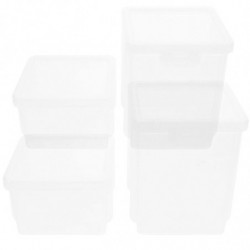 4pcs Transparent Plastic Box Airtight Seasoning Storage Jar Multi-functional Grains Cereals Organizer 4pcs Transparent Plastic Box Airtight Seasoning Storage Jar Multi-functional Grains Cereals Organizer
