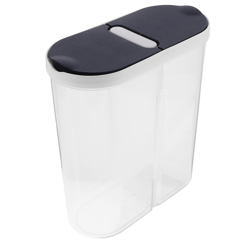 Dividing Food Storage Airtight Jar Sealed Cereal Preservation Canister Clear Grain Storage Holder Dividing Food Storage Airtight Jar Sealed Cereal Preservation Canister Clear Grain Storage Holder