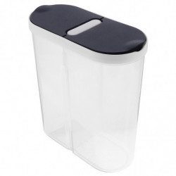 Dividing Food Storage Airtight Jar Sealed Cereal Preservation Canister Clear Grain Storage Holder Dividing Food Storage Airtight Jar Sealed Cereal Preservation Canister Clear Grain Storage Holder