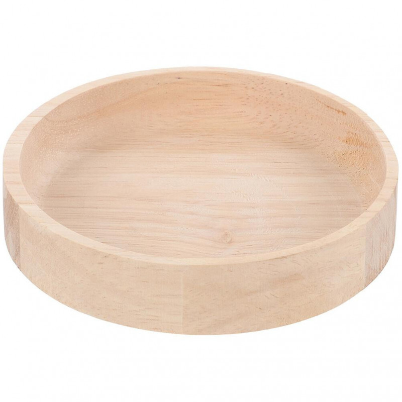 Hamster Food Dish Wooden Food Storage Bowl Hamster Food Container Small Pet Food Holder