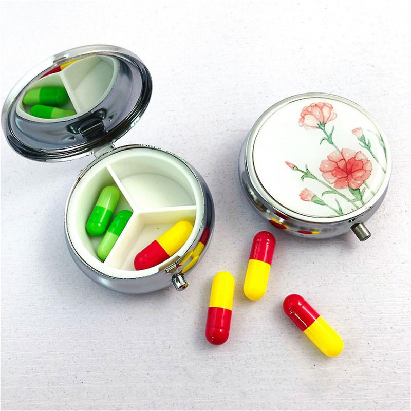 Boîte à pilules avec couvercle 3 grilles indépendantes bien scellé étanche à l’humidité et à la poussière Grande [...]