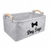 Felt Storage Box Pet Supplies Sundries Collection Box Felt Pet Toy Organizer Pet Clothes Container Box
