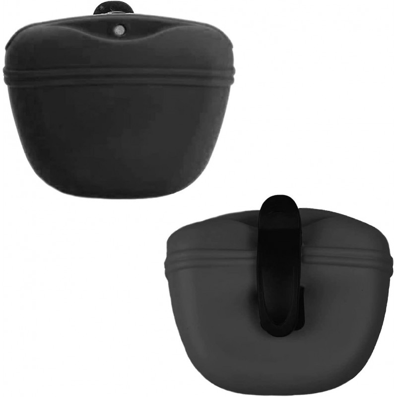 2 Pc Dog Food Bags, Silicone Dog Feed Bags, Large-capacity Dog Feed Bags For