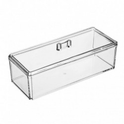 1 Pc Acrylic Transparency Food Storage Box Tea Bag Organizer Kitchen Sorting Container with Dustproof Cover 1 Pc Acrylic Transparency Food Storage Box Tea Bag Organizer Kitchen Sorting Container with Dustproof Cover