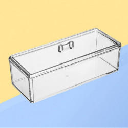 1 Pc Acrylic Transparency Food Storage Box Tea Bag Organizer Kitchen Sorting Container with Dustproof Cover 1 Pc Acrylic Transparency Food Storage Box Tea Bag Organizer Kitchen Sorting Container with Dustproof Cover