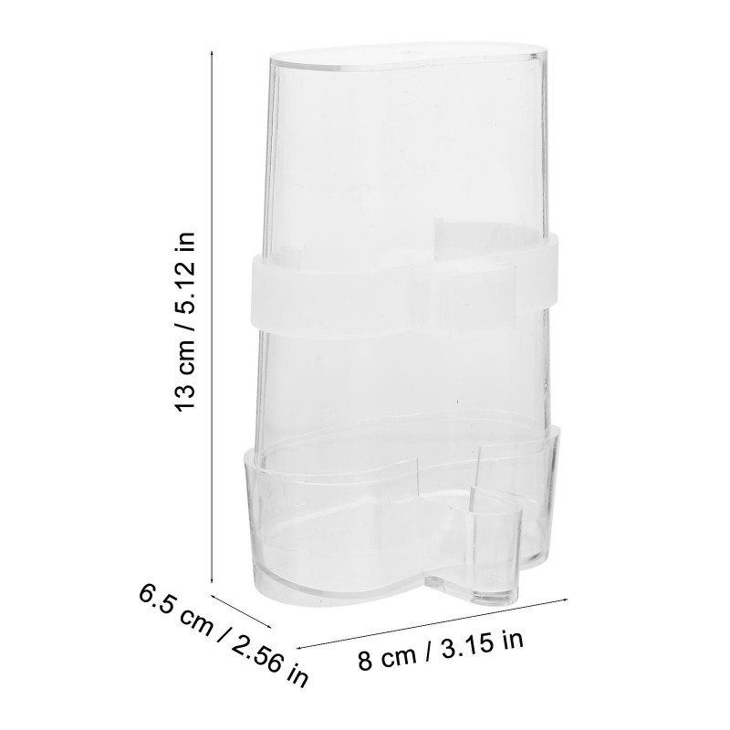 2pcs Bird Cage Food Feeder Parrot Food Container Hanging Food Container Automatic Bird Feeder