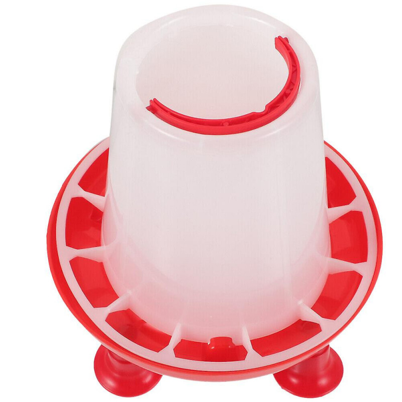 Chicken Food Container Multi-function Chick Feeding Bucket Poultry Chick Feeder