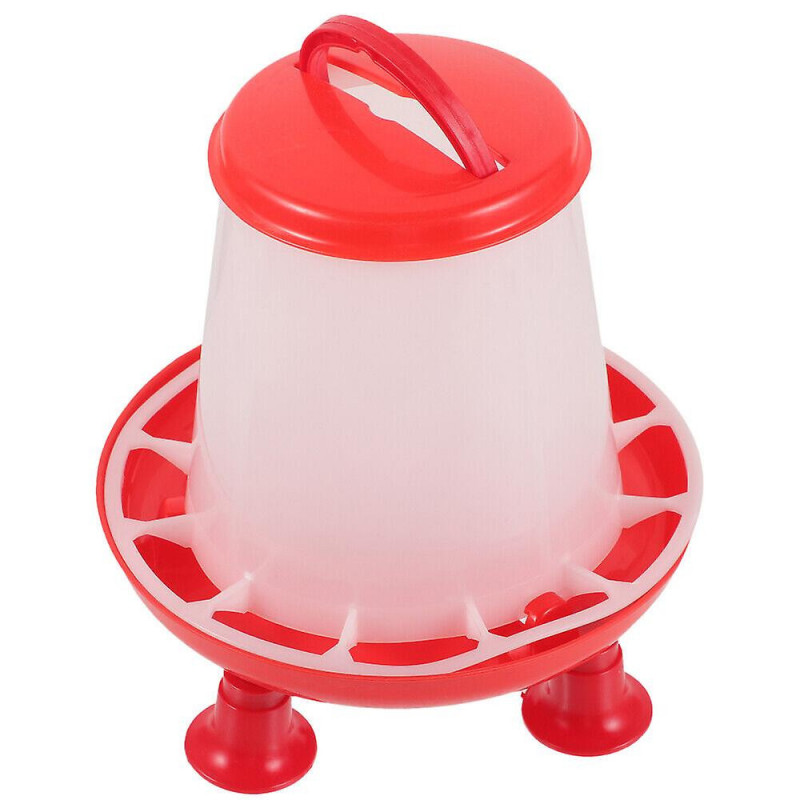 Chicken Food Container Multi-function Chick Feeding Bucket Poultry Chick Feeder