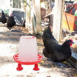 Chicken Food Container Multi-function Chick Feeding Bucket Poultry Chick Feeder Chicken Food Container Multi-function Chick Feeding Bucket Poultry Chick Feeder