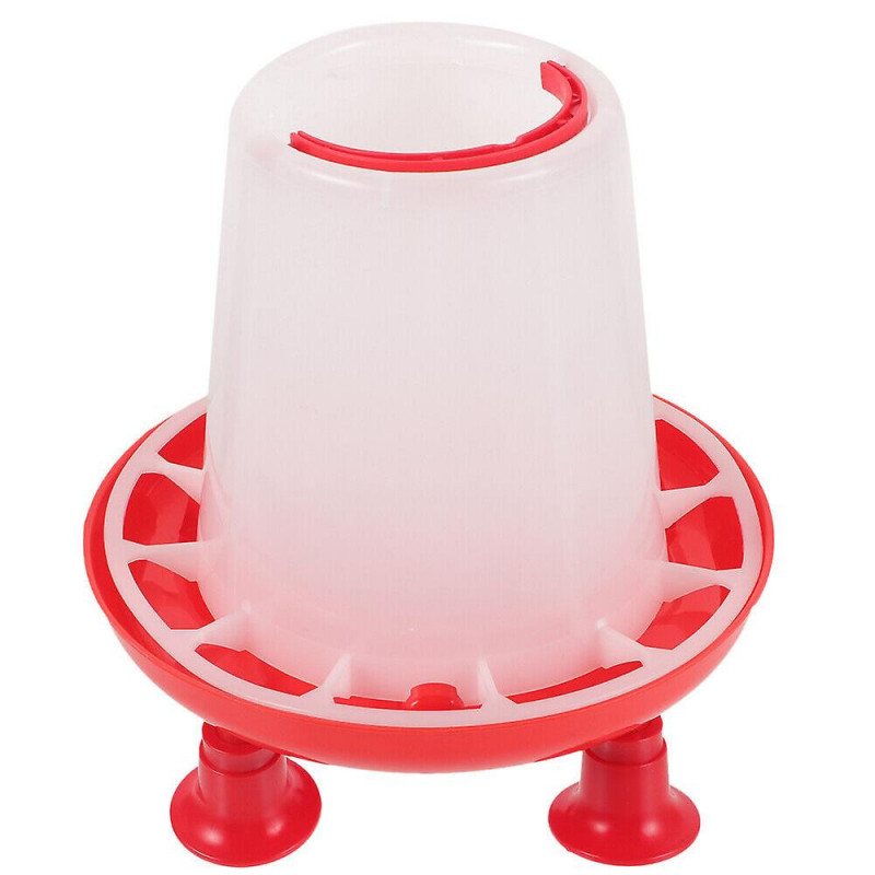 Chicken Food Container Multi-function Chick Feeding Bucket Poultry Chick Feeder