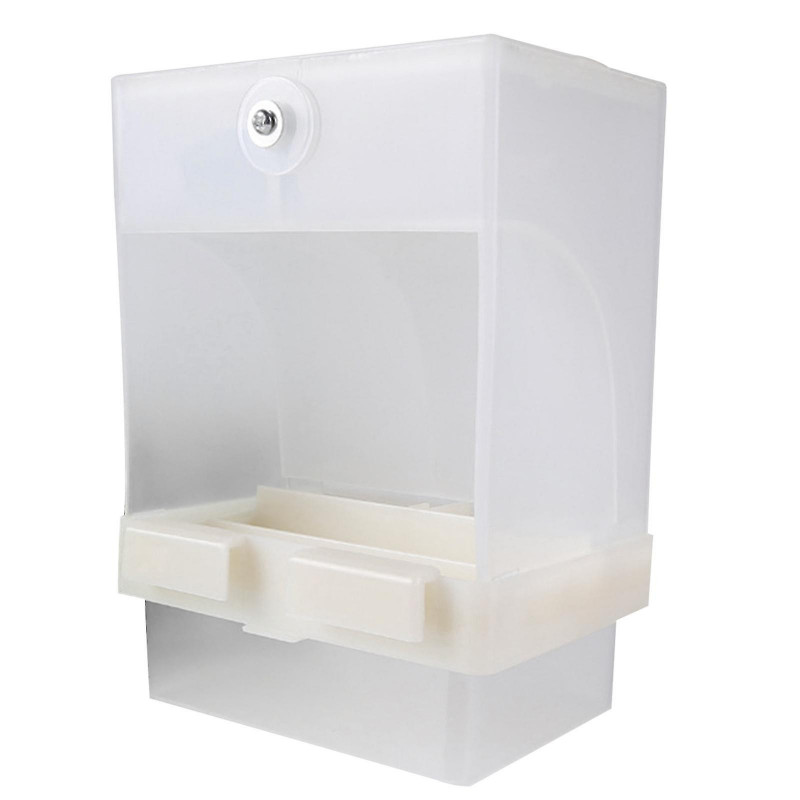 Bird Feeder For Cage Parakeet Automatic Food Dispenser No Mess Food Container