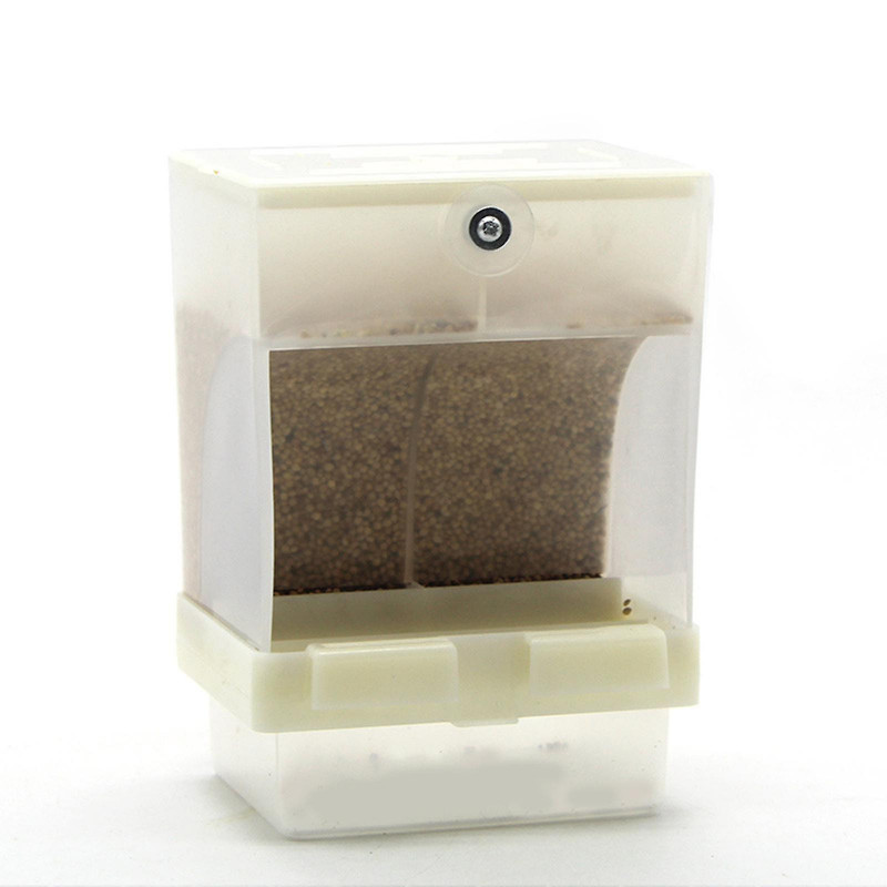 Bird Feeder For Cage Parakeet Automatic Food Dispenser No Mess Food Container