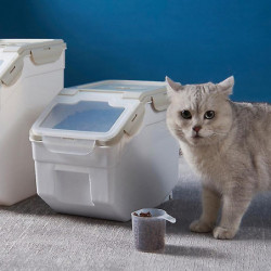1pcs Pet Food Sealing Barrel 1pcs Pet Food Sealing Barrel