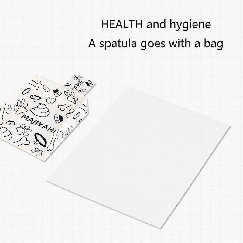 Nettoyant pour déchets de chien avec sac Portable Poop Scooper Jetable Cardboard Scoops