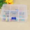 Rectangular Transparent Parts Box Screw Jewelry Plastic Container Home Supply