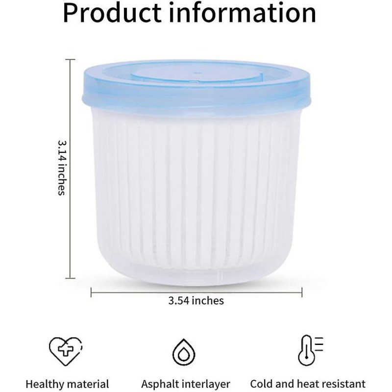 3 Pieces Of Drain Fresh-keeping Box Can Be Joined To The Drain Fresh-keeping Box, Convenient To Store In The [...]