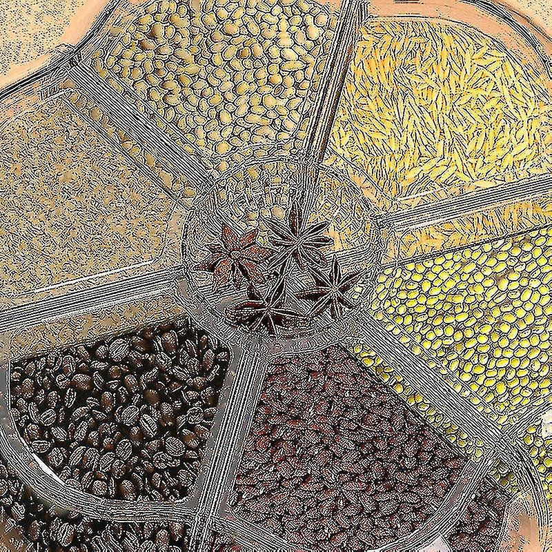 Separate Rice Bucket Rotating Grain Storage Box Household Insect-proof Moisture-proof Sealed Rice Storage Box