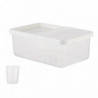Y1pc Clamshell Design Kitchen Rice Storage Box Kitchen Sealing Storage Box