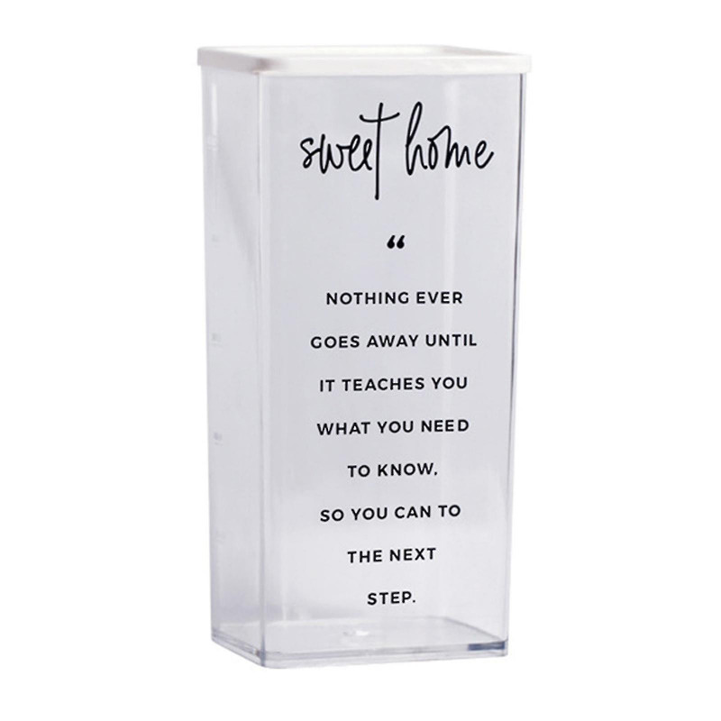 Storage Box With Lid Plastic Transparent Fresh-keeping Airtight Box Storage Jar For