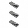 3 Pcs Foldable Storage Box Storage Box Moisture-proof Container (gray)