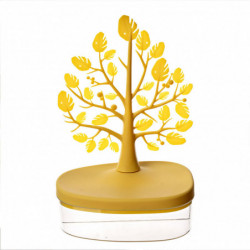 Jewellery Organizer European Leaf Shaped Transparent Base Multi-functional Secure Buckle Design Storage Box Jikaixiang Jewellery Organizer European Leaf Shaped Transparent Base Multi-functional Secure Buckle Design Storage Box Jikaixiang