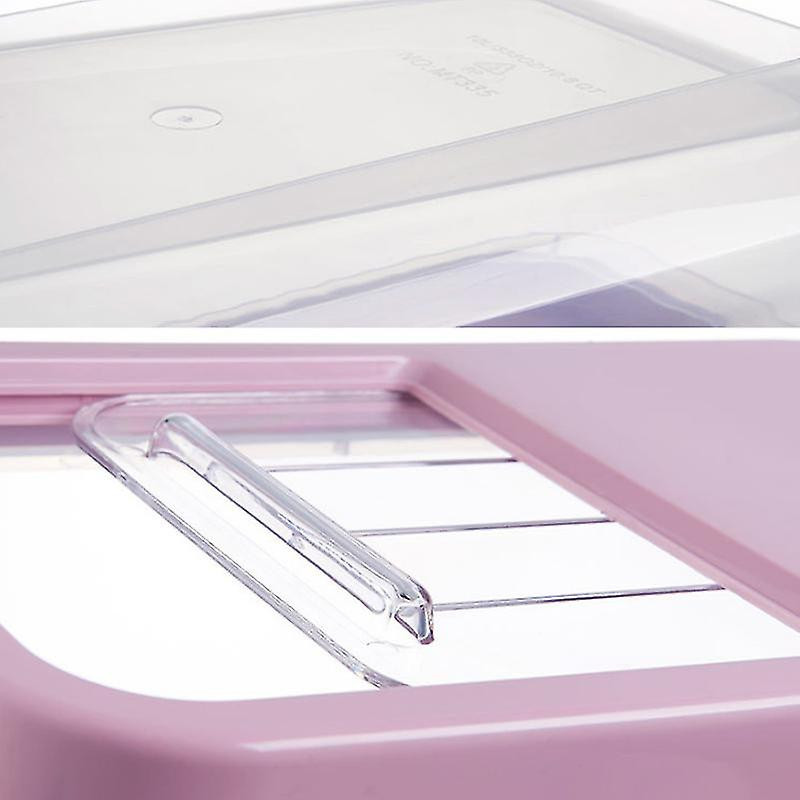 10kg Plastic Rice Storage Box Bucket Sealed Moisture-proof Large Capacity Grain Flour Container Jb5-2 10kg Plastic Rice Storage Box Bucket Sealed Moisture-proof Large Capacity Grain Flour Container Jb5-2