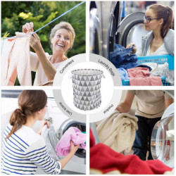 Home Large Capacity Storage Buckets Folding Clothes Containers Linen Holder Home Large Capacity Storage Buckets Folding Clothes Containers Linen Holder