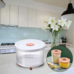 Insect-proof Food Sealed Grain Container Pet Food Container Rice Storage Box White 5kg Insect-proof Food Sealed Grain Container Pet Food Container Rice Storage Box White 5kg