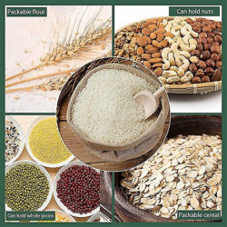 Grain Moisture-proof Sealed Bag,10 Pcs Transparent Grain Storage Suction Bags,reusable Airtight Smell Proof [...]