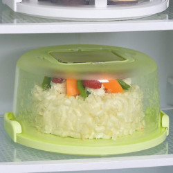 Boîte de rangement de gâteau portable Rond Boîte à gâteaux d’anniversaire Cuisine Conteneur de cuisson de mariage