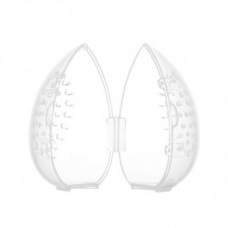 Makeup Sponge Storage Box Multi-hole Moisture-proof Transparent Beauty Sponge Holder Cosmetic Egg Puff Container