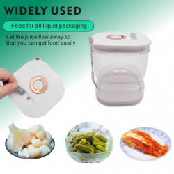 Kitchen Refigerator Pickle Jars Dustproof Wet And Dry Separating Pickles Tank For Home