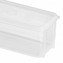 Spaghetti Container Pasta Noodle Organizer Box PP Clear Rectangle Leakage Proof Food Container for Fridge Kitchen