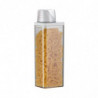 700/1100/1500/1900ML Sealed Jar with Measuring Cup Minimalistic Storing Tea Transparent Clear Body G 700/1100/1500/1900ML Sealed Jar with Measuring Cup Minimalistic Storing Tea Transparent Clear Body G