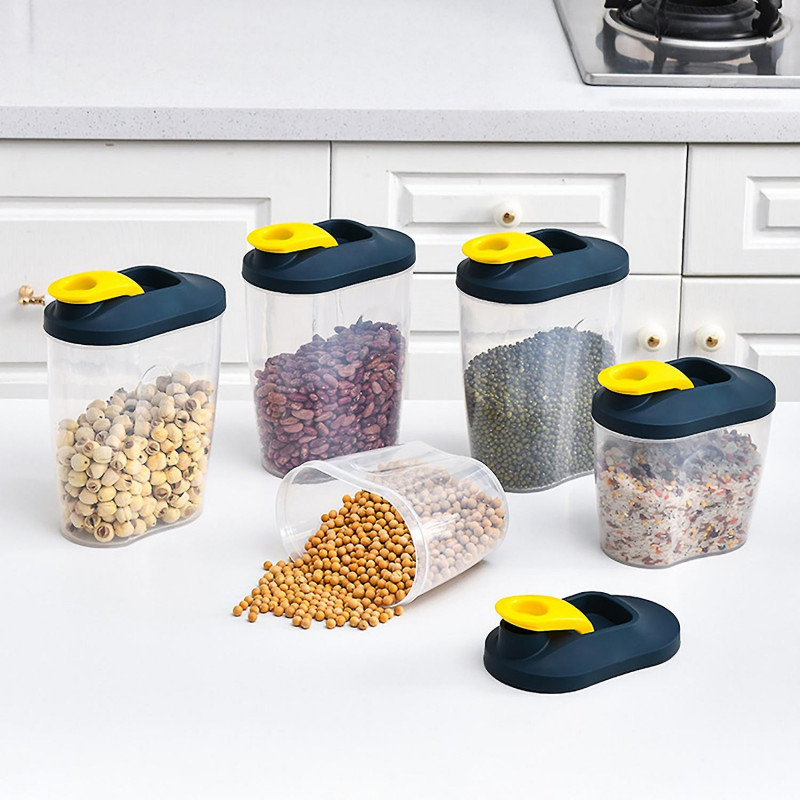 ZHOUBA Storage Box Food-grade PP Airtight Cereal Container Storage Box for Dried Grains ZHOUBA Storage Box Food-grade PP Airtight Cereal Container Storage Box for Dried Grains