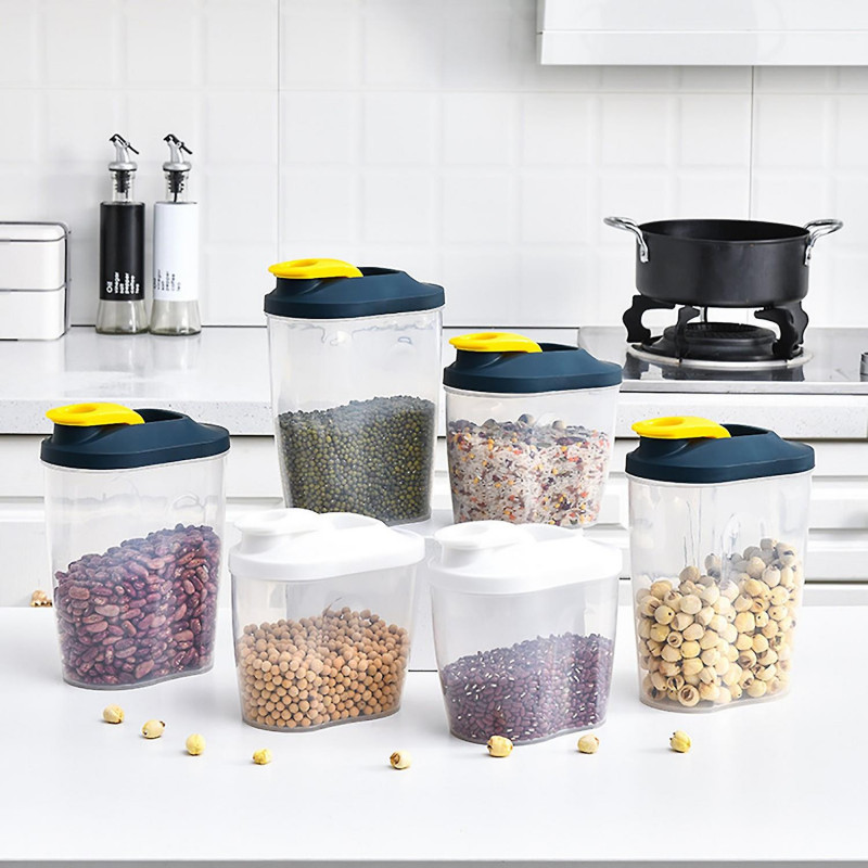 ZHOUBA Storage Box Food-grade PP Airtight Cereal Container Storage Box for Dried Grains ZHOUBA Storage Box Food-grade PP Airtight Cereal Container Storage Box for Dried Grains