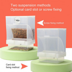 Automatic Bird Feeder with Large Capacity No Mess Anti-Splash And Easy to Use Feeder for Small Birds