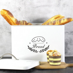 Kitchen Baking Bread Container with Lid Food Grade Large Capacity Dustproof Bread Toast Refrigerator