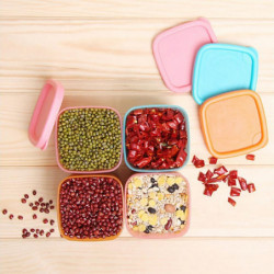 ZHOUBA 1Pc Crisper Deep Food Container Storage Fresh Keeping Mini Preservation Box