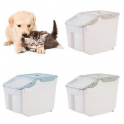 ZHOUBA 10kg Pet Dog Cats Food Barrel Sealed Container Moisture-proof Storage Bucket ZHOUBA 10kg Pet Dog Cats Food Barrel Sealed Container Moisture-proof Storage Bucket