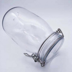 Pot de stockage en plastique 1650ml avec couvercle étanche hermétique farine de cuisine pâtes épices s Pot de stockage en plastique 1650ml avec couvercle étanche hermétique farine de cuisine pâtes épices s