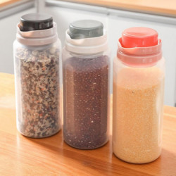 Storage Jar with Lid Transparent Visible Storage Plastic Space Saving Food Storage Canister Kitchen Storage Jar with Lid Transparent Visible Storage Plastic Space Saving Food Storage Canister Kitchen