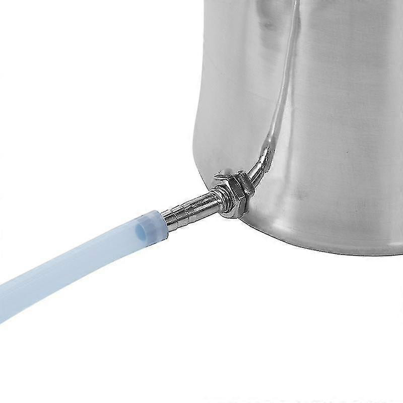 2l Santé Acier inoxydable Seau à lavement Adapté au nettoyage Réutilisable Constipation Nettoyage Detoxi