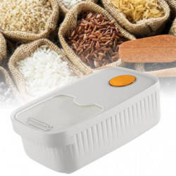 Grain Rice Storage Bin Rice Container Plastic Large Capacity Airtight with Lid Rice Bin for Grain Cereal Flours