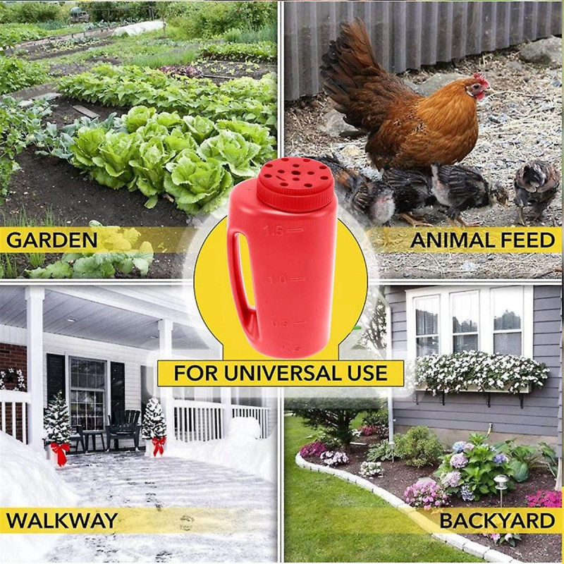 Handheld Spreader Thick Plastic Material for Various Applications Garden Animal Feed A Handheld Spreader Thick Plastic Material for Various Applications Garden Animal Feed A